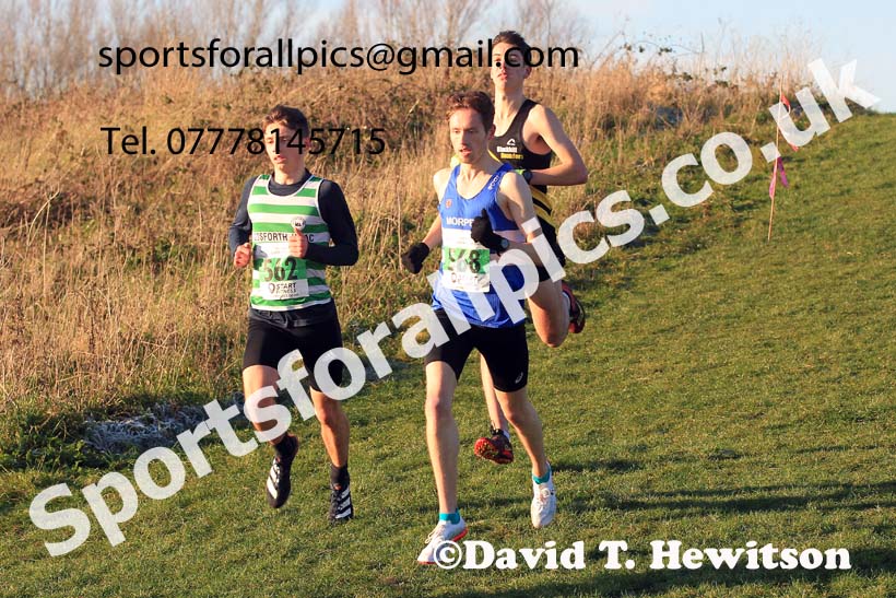 Mens under-20s, 2022 North Eastern Cross Country Champs., Temple Park, South Shields.  Photo: David T. Hewitson/Sports for All Pics